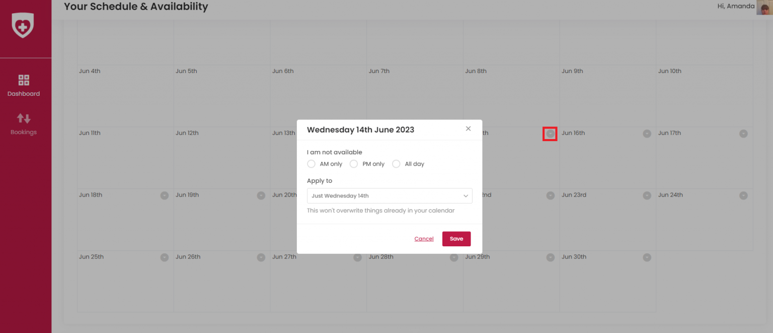 Team Locum Care App Guide My Schedule Team Locum