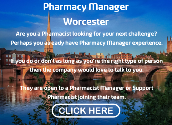 pharmacy manager worcester