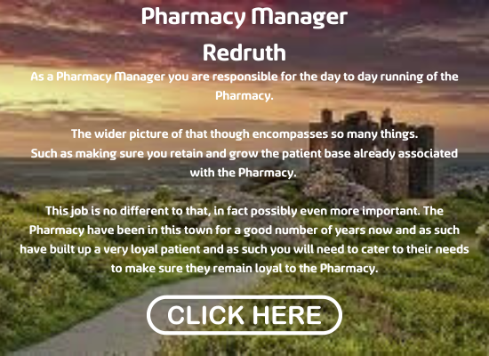 pharmacy manager redruth